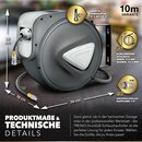 Druckluftschlauch Aufroller Automatik 10 m Grau