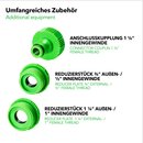tillvex flexiSchlauch - Flexibler Gartenschlauch - Grün 7,5 m