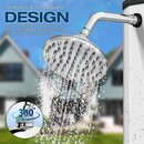 tillvex Solardusche 35L Schwarz/Silber inklusive Schutzhaube Gartendusche Pooldusche Camping Pool Solar Au�en Dusche Regendusche