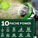 TRESKO� Premium Gartenschlauch Flexibler Wasserschlauch dehnbarer Flexischlauch Gr�n 7,5m