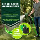 TRESKO� Premium Gartenschlauch Flexibler Wasserschlauch dehnbarer Flexischlauch Gr�n 7,5m