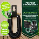 TRESKO� Premium Gartenschlauch Flexibler Wasserschlauch dehnbarer Flexischlauch Schwarz 7,5m
