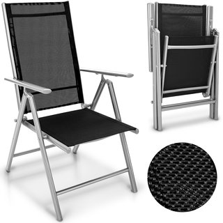 tillvex Aluminium-Gartenstuhl, Silber