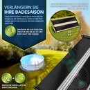 tillvex Pool Solarkollektor Set 76 x 480 cm | Solarheizung umweltfreundliches Erhitzen | Poolheizung Komplettset | Solarmatte | Sonnenkollektor f�r Warmwasser